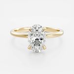 The Luise RingR - Oval Solitaire